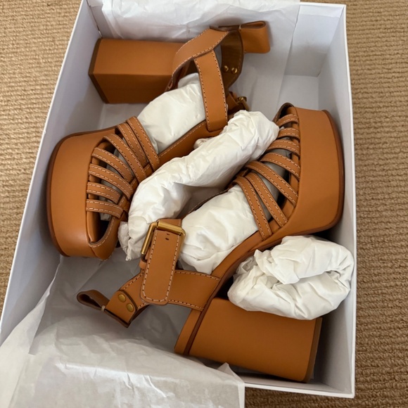 SEE BY CHLOE CILA SANDAL in SAND - NEW IN BOX - Picture 5 of 11